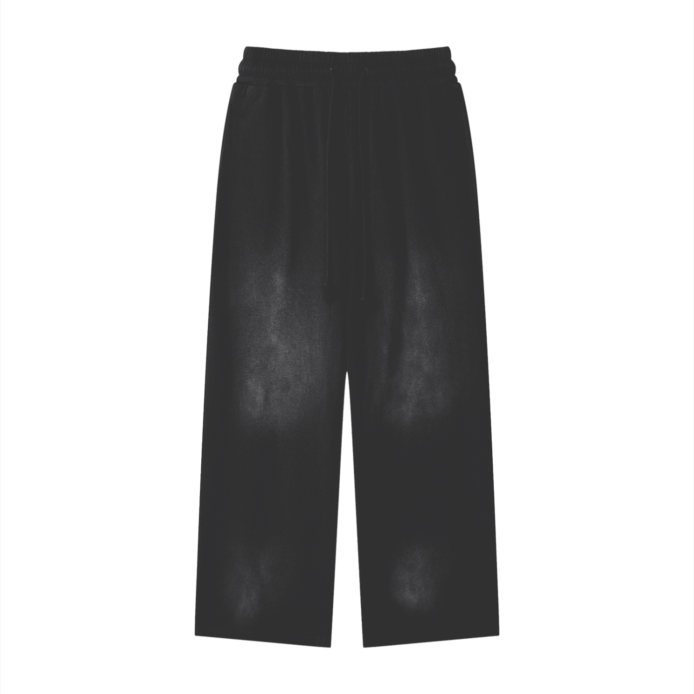 Effortless Athleisure Handcrafted Monkey Wash Sweatpants Black