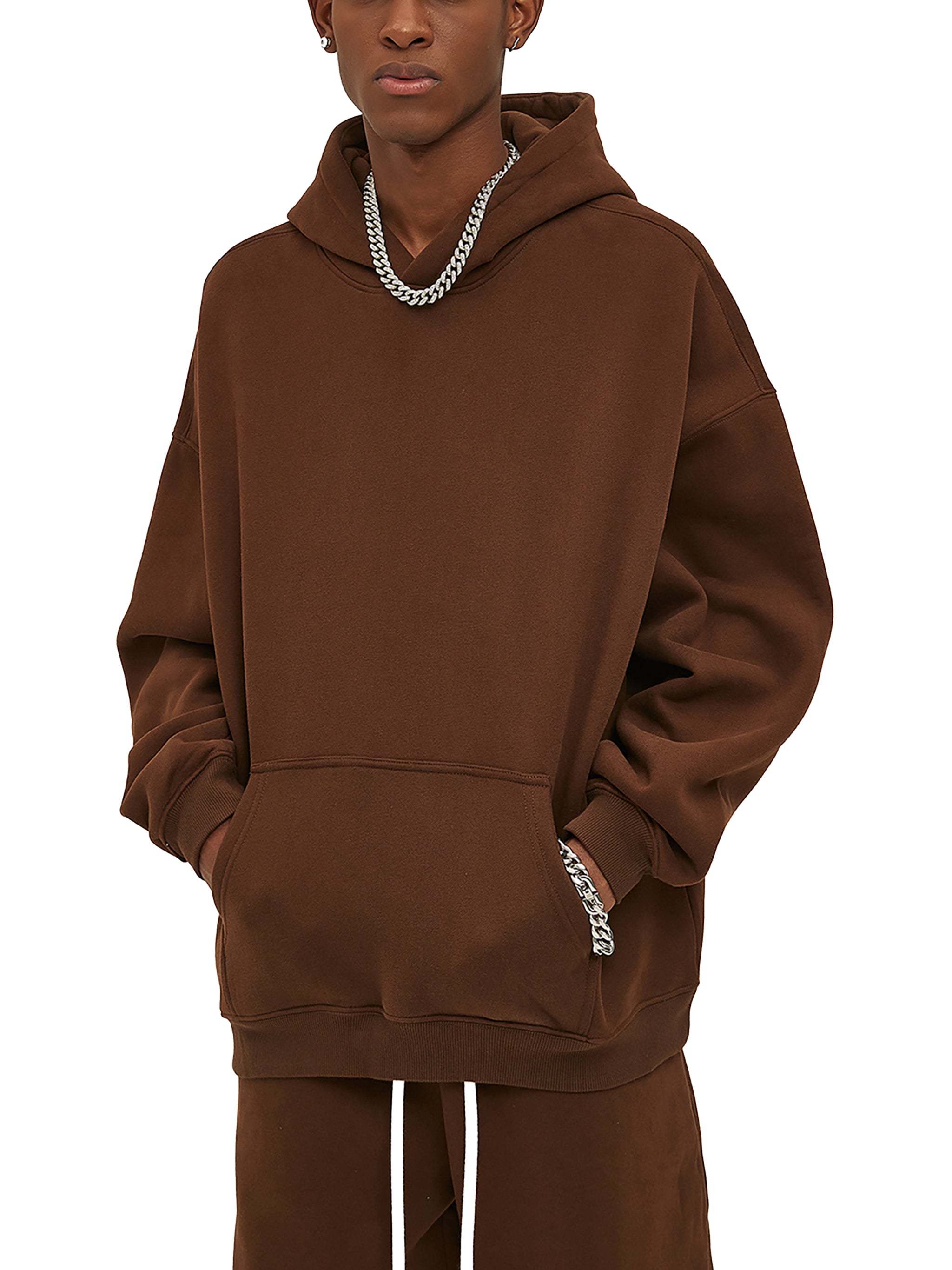 Bronzefade Oversize Fleeced Hoodie