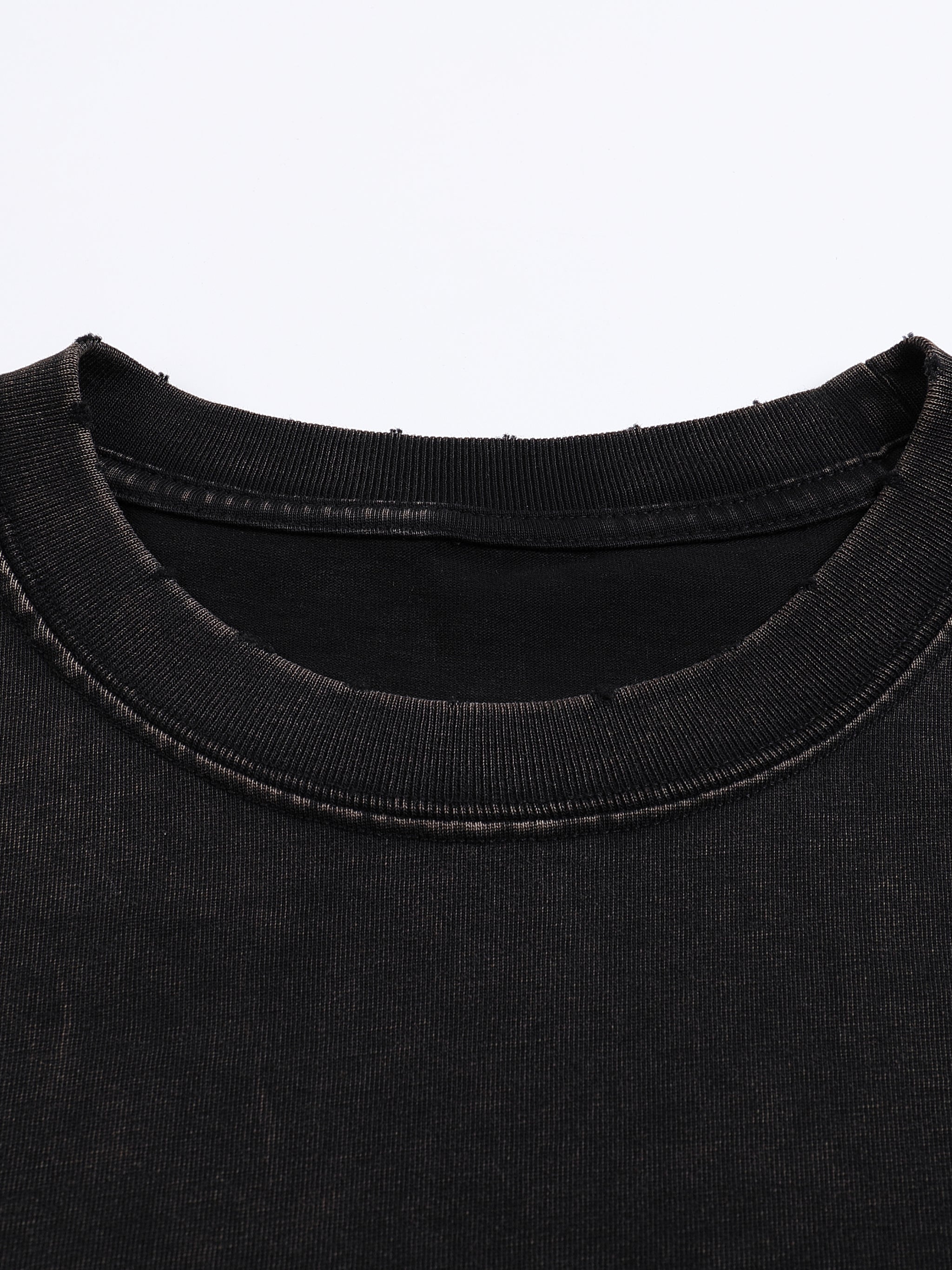 CarbonThread Edge Frayed T-Shirt
