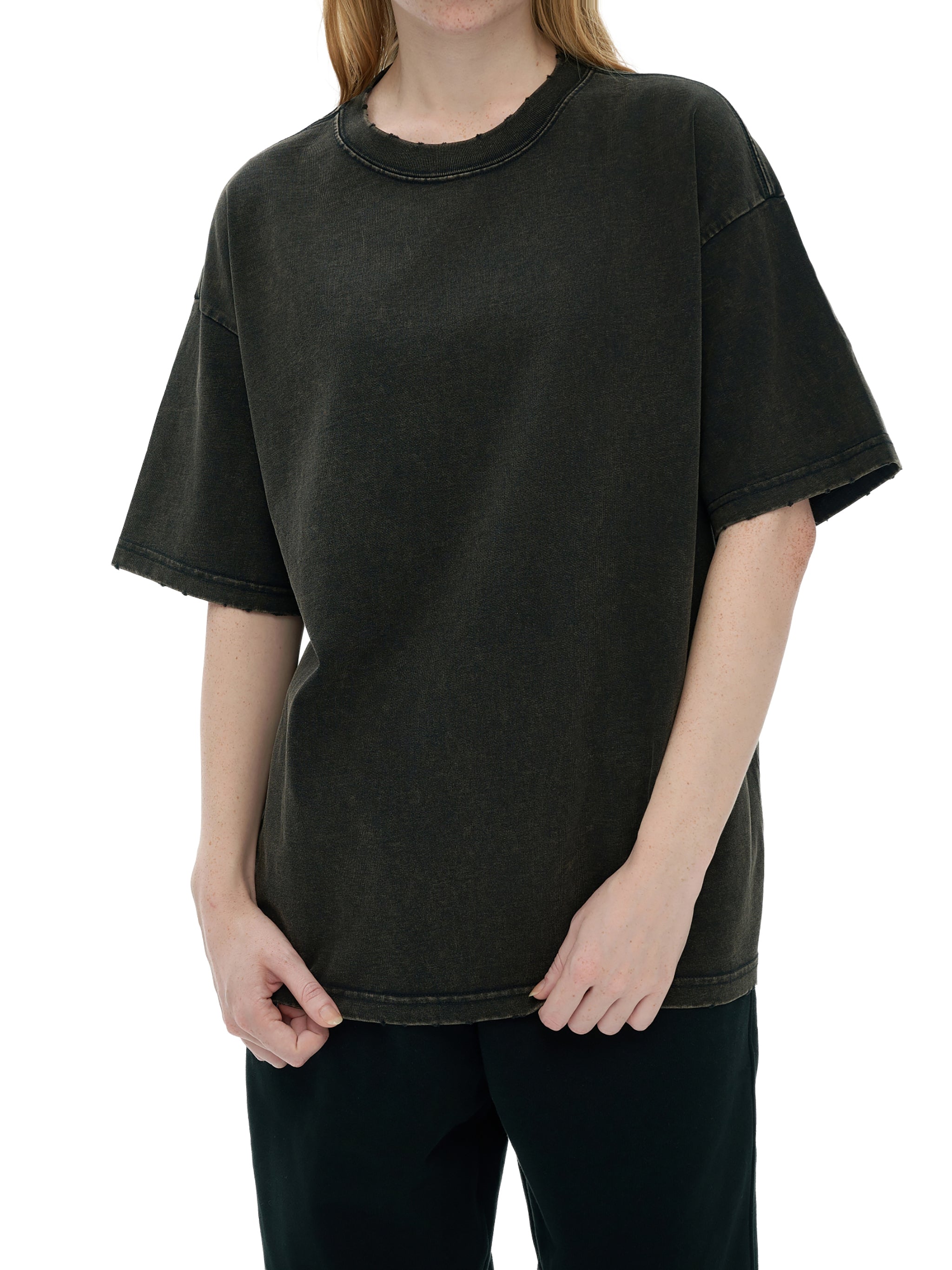 CarbonThread Edge Frayed T-Shirt