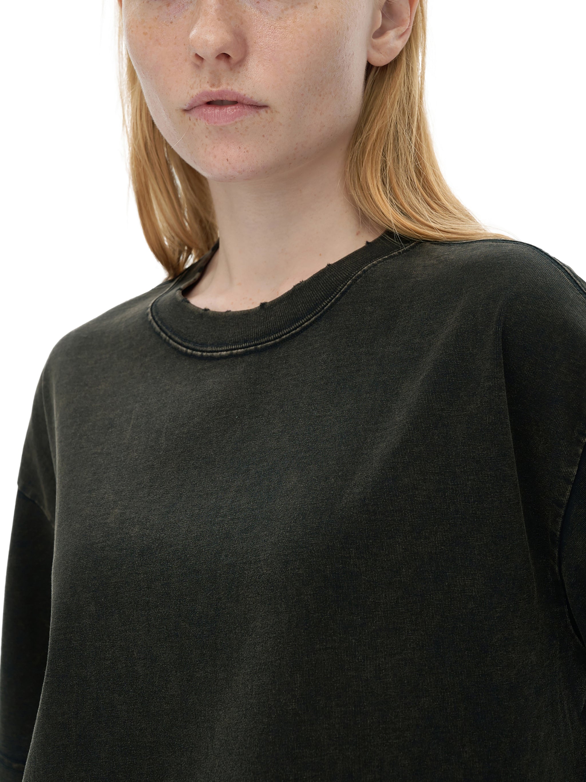 CarbonThread Edge Frayed T-Shirt