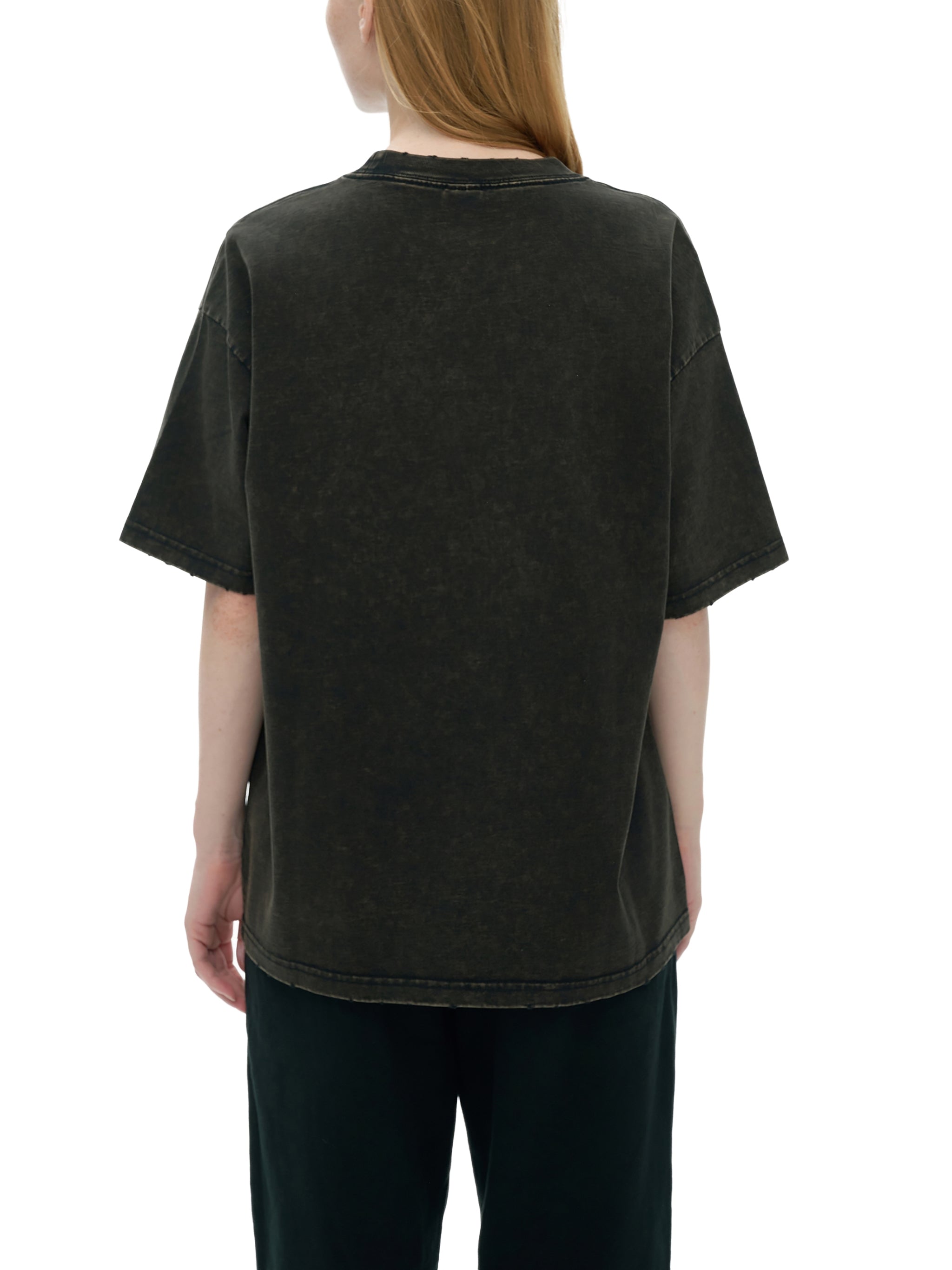 CarbonThread Edge Frayed T-Shirt
