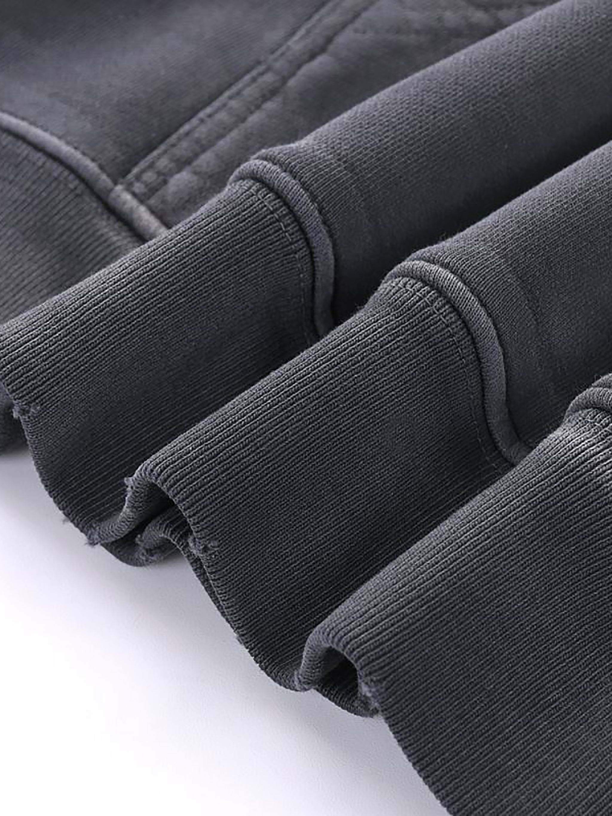 GrimStone Pure Cotton Hand-Frayed Hoodie