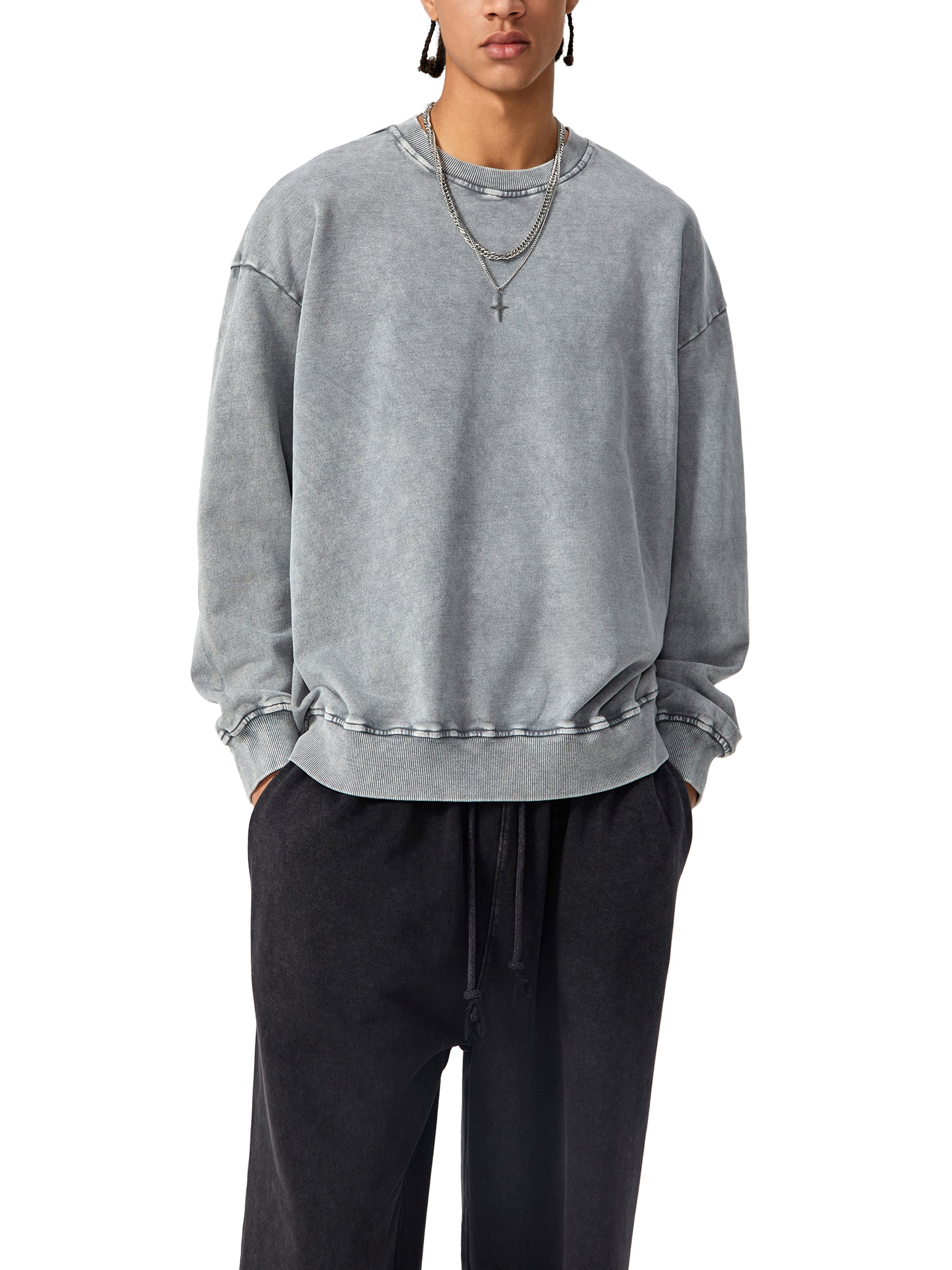 Carbon Fade Oversize Sweatshirt