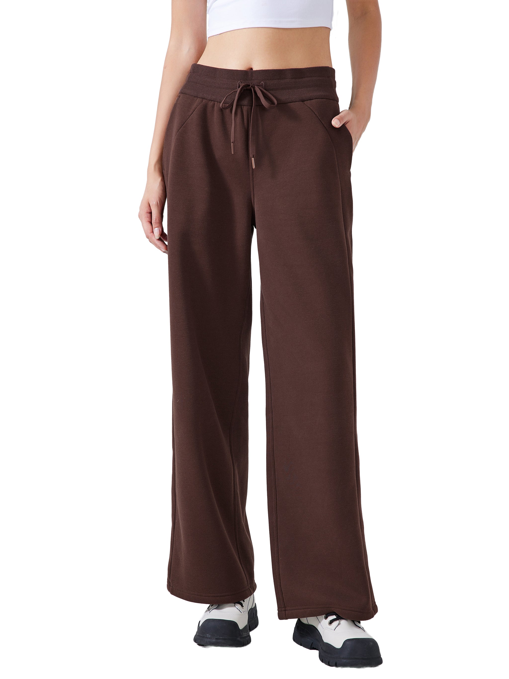 Mocha Drape Leg Pants