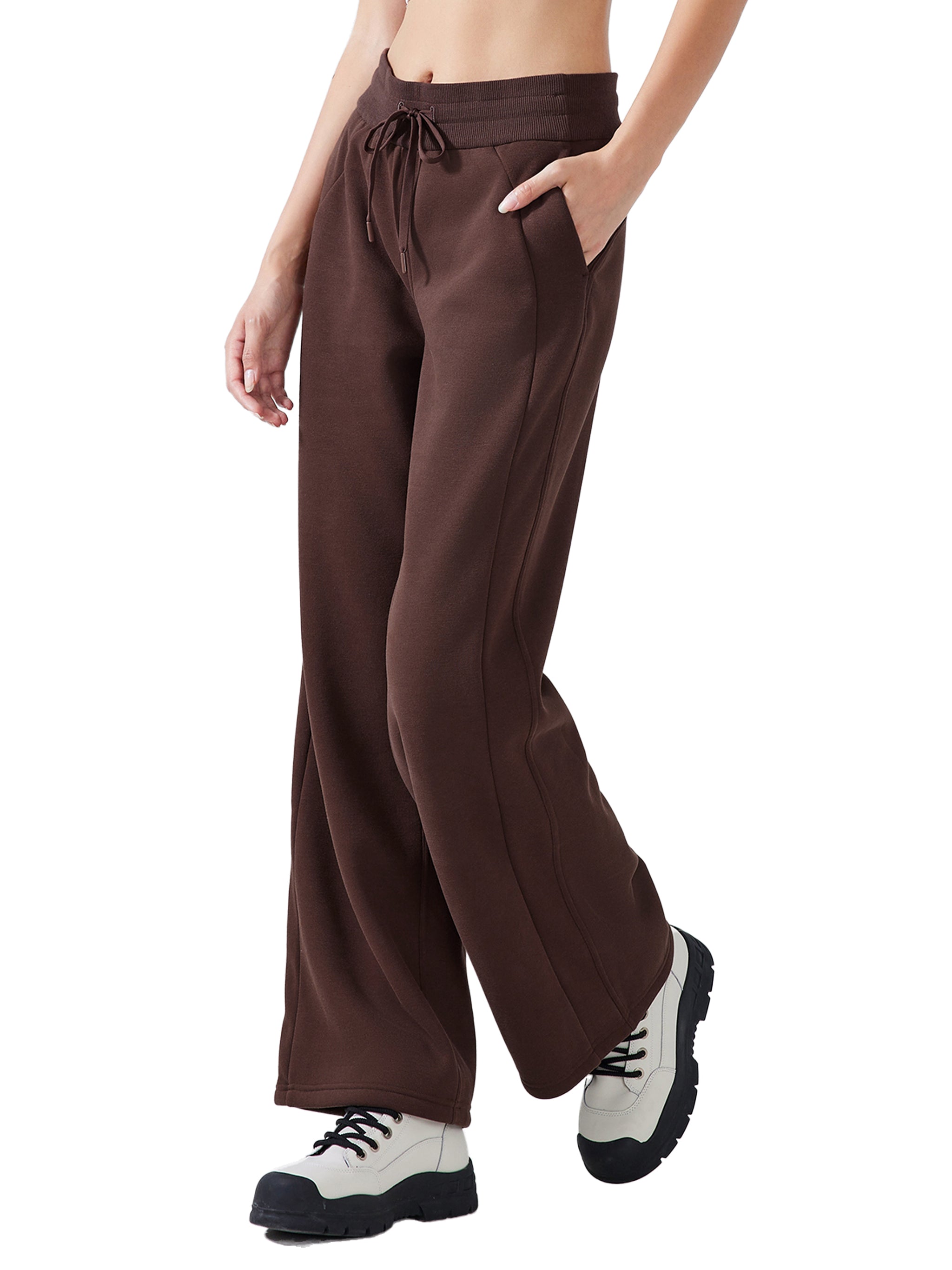Mocha Drape Leg Pants
