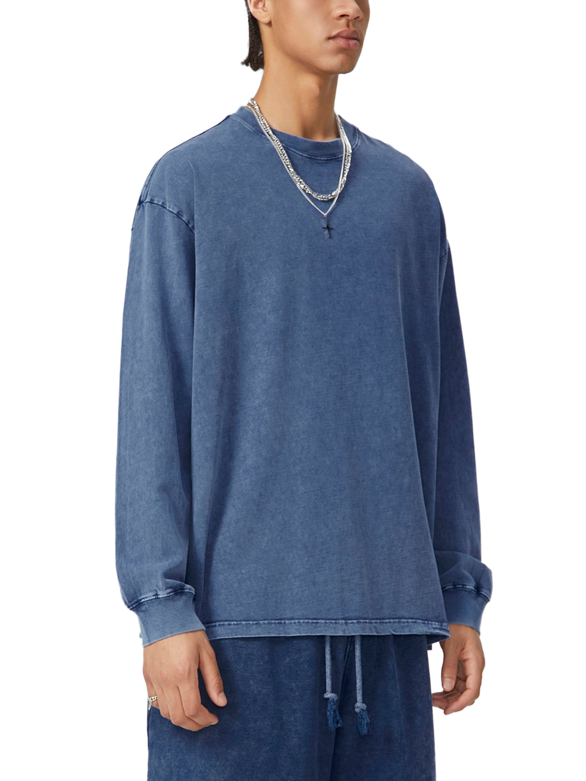 Atlantic Dusk Oversize Long Sleeve T-shirt